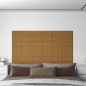 vidaXL Paneles de pared 12 uds terciopelo marrón 30x15 cm 0,54 m² vidaXL Paneles de pared 12 uds terciopelo marrón 30x15 cm 0,54 m²