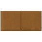 vidaXL Paneles de pared 12 uds terciopelo marrón 30x15 cm 0,54 m² vidaXL Paneles de pared 12 uds terciopelo marrón 30x15 cm 0,54 m²