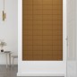 vidaXL Paneles de pared 12 uds terciopelo marrón 30x15 cm 0,54 m² vidaXL Paneles de pared 12 uds terciopelo marrón 30x15 cm 0,54 m²