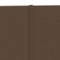 vidaXL Paneles de pared 12 uds tela marrón 90x15 cm 1,62 m² vidaXL Paneles de pared 12 uds tela marrón 90x15 cm 1,62 m²