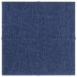 vidaXL Paneles de pared 12 uds tela azul 30x30 cm 1,08 m² vidaXL Paneles de pared 12 uds tela azul 30x30 cm 1,08 m²