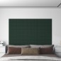 vidaXL Paneles de pared 12 uds tela verde oscuro 60x30 cm 2,16 m² vidaXL Paneles de pared 12 uds tela verde oscuro 60x30 cm 2,16 m²