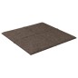 vidaXL Paneles de pared 12 uds tela gris taupé 30x30 cm 1,08 m² vidaXL Paneles de pared 12 uds tela gris taupé 30x30 cm 1,08 m²