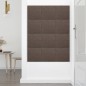 vidaXL Paneles de pared 12 uds tela gris taupé 30x30 cm 1,08 m² vidaXL Paneles de pared 12 uds tela gris taupé 30x30 cm 1,08 m²