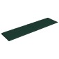 vidaXL Paneles de pared 12 uds tela verde oscuro 60x15 cm 1,08 m² vidaXL Paneles de pared 12 uds tela verde oscuro 60x15 cm 1,08 m²