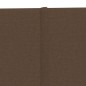 vidaXL Paneles de pared 12 uds tela marrón 60x30 cm 2,16 m²