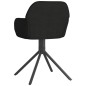 vidaXL Sillas de comedor giratorias 2 uds terciopelo negro vidaXL Sillas de comedor giratorias 2 uds terciopelo negro