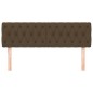 vidaXL Cabeceros 2 unidades tela marrón oscuro 72x7x78/88 cm vidaXL Cabeceros 2 unidades tela marrón oscuro 72x7x78/88 cm