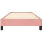 vidaXL Estructura de cama de terciopelo rosa 100x200 cm vidaXL Estructura de cama de terciopelo rosa 100x200 cm