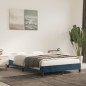 vidaXL Estructura de cama de terciopelo azul 120x200 cm vidaXL Estructura de cama de terciopelo azul 120x200 cm