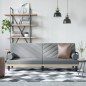 vidaXL Sofá cama con reposabrazos tela gris claro vidaXL Sofá cama con reposabrazos tela gris claro