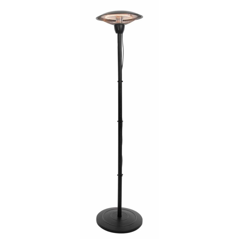 Sunred Calefactor de pie Barcelona 1500 W halógeno negro Sunred Calefactor de pie Barcelona 1500 W halógeno negro