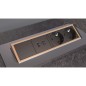 SCHÜTTE Enchufe de forma integrada de dos vías E2 negro SCHÜTTE Enchufe de forma integrada de dos vías E2 negro