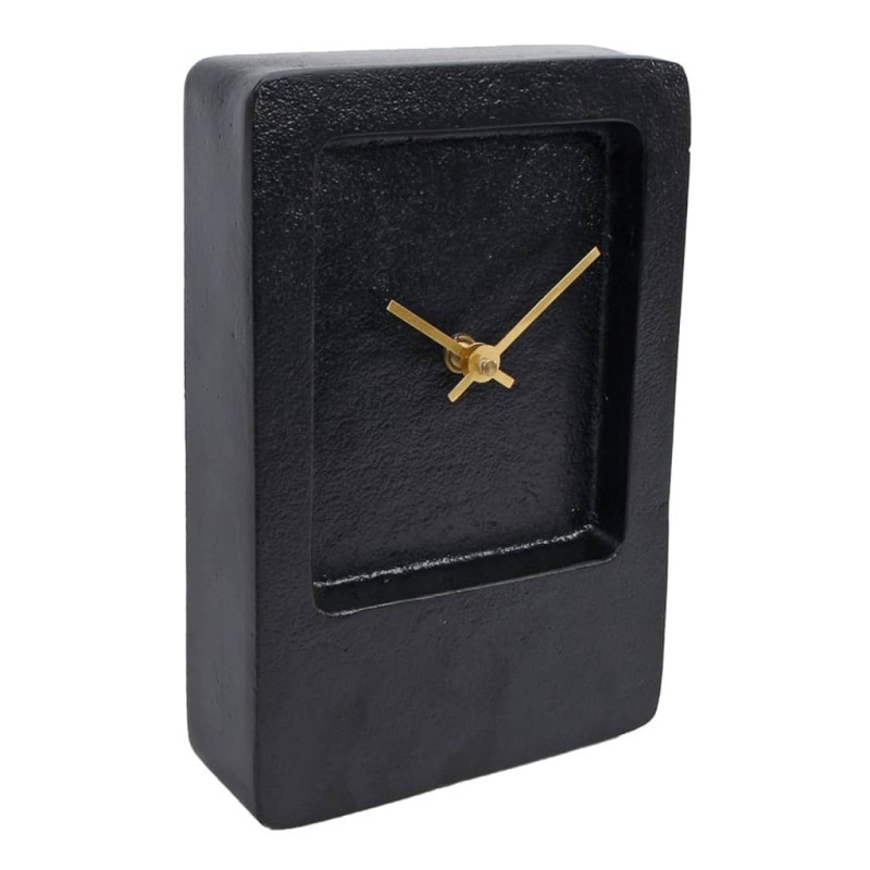 Gifts Amsterdam Reloj de mesa Liverpool aluminio negro 14,5x5x21,5 cm Gifts Amsterdam Reloj de mesa Liverpool aluminio negro 14,5x5x21,5 cm