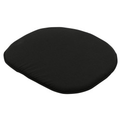 Madison Cojín de asiento Panama 2 unidades negro 39x36 cm