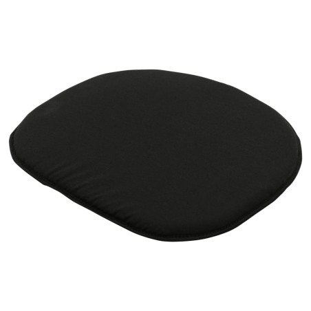 Madison Cojín de asiento Panama 2 unidades negro 39x36 cm