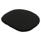 Madison Cojín de asiento Panama 2 unidades negro 39x36 cm Madison Cojín de asiento Panama 2 unidades negro 39x36 cm
