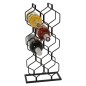 H&S Collection Botellero para 8 botellas metal negro H&S Collection Botellero para 8 botellas metal negro