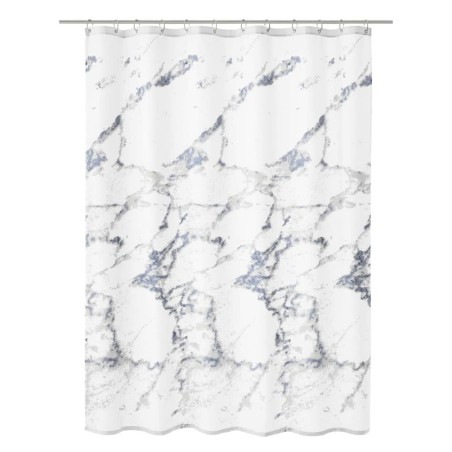 Kleine Wolke Cortina de ducha Marble blanco y gris 180x200 cm