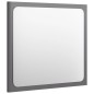 vidaXL Set muebles de baño 2 piezas madera contrachapada gris brillo vidaXL Set muebles de baño 2 piezas madera contrachapada gris brillo