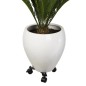 Nature Soporte para plantas con ruedas regulable 3 brazos metal negro Nature Soporte para plantas con ruedas regulable 3 brazos metal negro