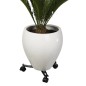 Nature Soporte para plantas con ruedas regulable 3 brazos metal negro Nature Soporte para plantas con ruedas regulable 3 brazos metal negro