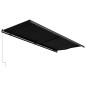 vidaXL Toldo retráctil manual gris antracita 600x300 cm vidaXL Toldo retráctil manual gris antracita 600x300 cm