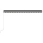 vidaXL Toldo retráctil automático gris antracita 500x300 cm vidaXL Toldo retráctil automático gris antracita 500x300 cm
