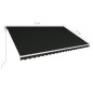 vidaXL Toldo retráctil automático gris antracita 500x300 cm vidaXL Toldo retráctil automático gris antracita 500x300 cm