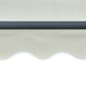vidaXL Toldo retráctil sensor de viento y LED color crema 300x250 cm vidaXL Toldo retráctil sensor de viento y LED color crema 300x250 cm