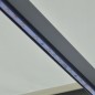 vidaXL Toldo retráctil sensor de viento y LED color crema 300x250 cm vidaXL Toldo retráctil sensor de viento y LED color crema 300x250 cm