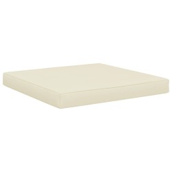 vidaXL Cojín para muebles de palés tela color crema 60x61,5x6 cm