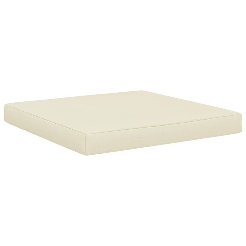 vidaXL Cojín para muebles de palés tela color crema 60x61,5x6 cm vidaXL Cojín para muebles de palés tela color crema 60x61,5x6 cm
