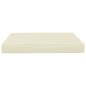 vidaXL Cojín para muebles de palés tela color crema 60x61,5x6 cm vidaXL Cojín para muebles de palés tela color crema 60x61,5x6 cm