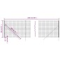 vidaXL Cerca de alambre de acero galvanizado verde 1,4x25 m vidaXL Cerca de alambre de acero galvanizado verde 1,4x25 m