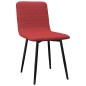 vidaXL Sillas de comedor 2 unidades tela color vino vidaXL Sillas de comedor 2 unidades tela color vino