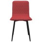 vidaXL Sillas de comedor 2 unidades tela color vino vidaXL Sillas de comedor 2 unidades tela color vino