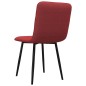 vidaXL Sillas de comedor 2 unidades tela color vino vidaXL Sillas de comedor 2 unidades tela color vino