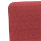 vidaXL Sillas de comedor 2 unidades tela color vino vidaXL Sillas de comedor 2 unidades tela color vino