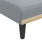 vidaXL Sofá diván de tela gris claro vidaXL Sofá diván de tela gris claro