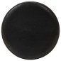 vidaXL Taburetes de cocina 2 unidades cuero auténtico negro vidaXL Taburetes de cocina 2 unidades cuero auténtico negro