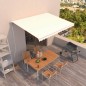 vidaXL Toldo retráctil automático crema 400x350 cm vidaXL Toldo retráctil automático crema 400x350 cm