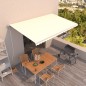 vidaXL Toldo retráctil automático crema 500x300 cm