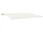vidaXL Toldo retráctil automático crema 500x350 cm vidaXL Toldo retráctil automático crema 500x350 cm