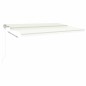 vidaXL Toldo retráctil automático crema 500x350 cm vidaXL Toldo retráctil automático crema 500x350 cm
