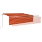 vidaXL Toldo automático con persiana LED sensor de viento 6x3 m vidaXL Toldo automático con persiana LED sensor de viento 6x3 m