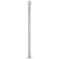 vidaXL Ducha de jardín con base gris 220 cm acero inoxidable vidaXL Ducha de jardín con base gris 220 cm acero inoxidable