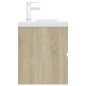 vidaXL Mueble con lavabo madera de ingeniería roble Sonoma vidaXL Mueble con lavabo madera de ingeniería roble Sonoma