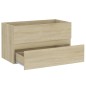 vidaXL Mueble con lavabo madera de ingeniería roble Sonoma vidaXL Mueble con lavabo madera de ingeniería roble Sonoma