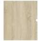vidaXL Mueble con lavabo madera de ingeniería roble Sonoma vidaXL Mueble con lavabo madera de ingeniería roble Sonoma